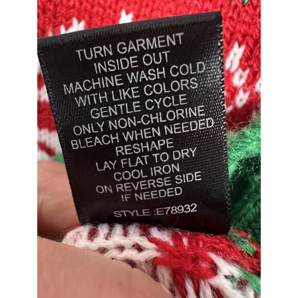 Ugly Christmas Sweater 33 Degrees Men's Small Long Sleeve Llama Holiday Party - Picture 6 of 7